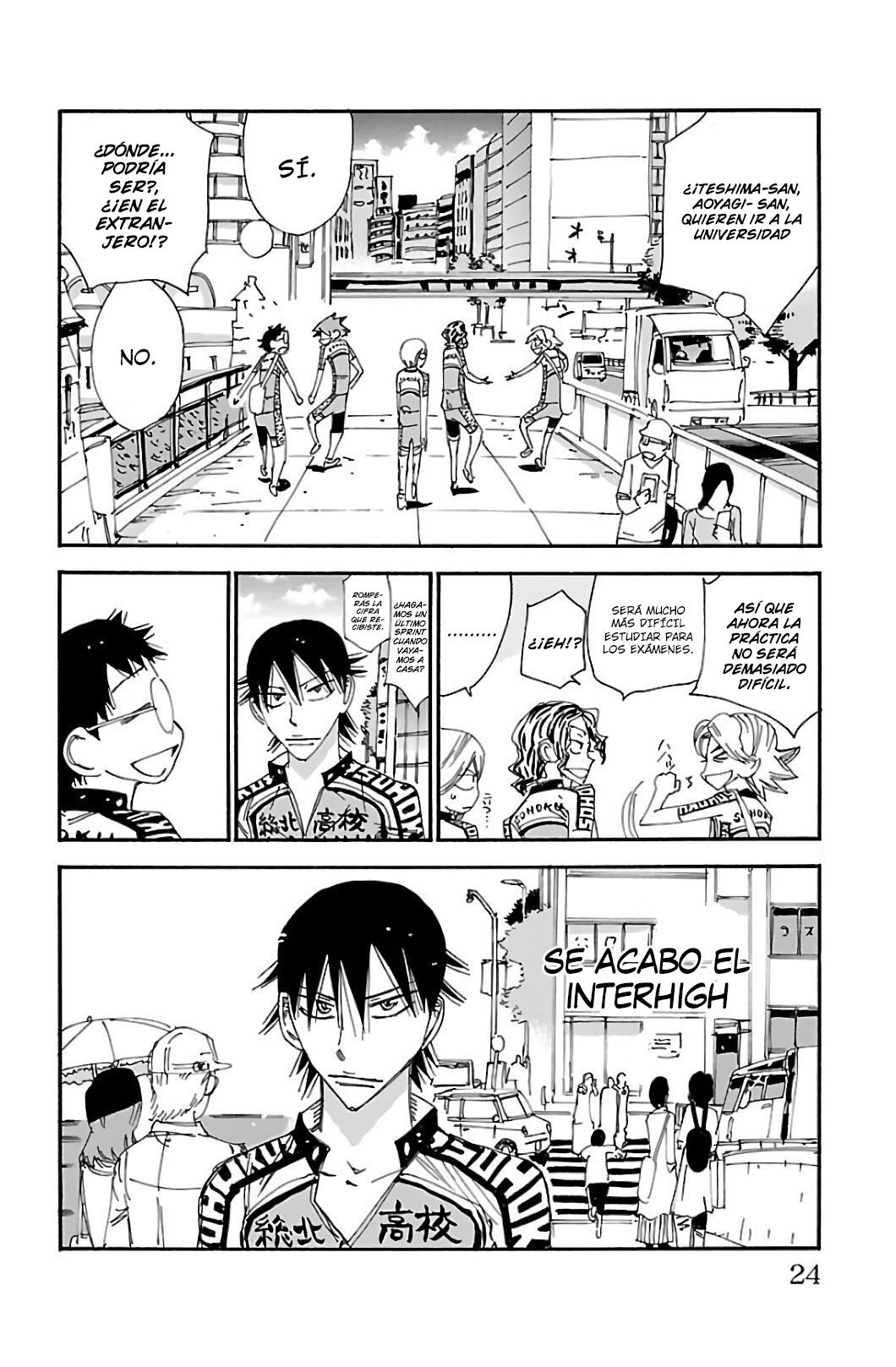 Yowamushi Pedal Capitulo 545: La segunda etapa especial del Interhigh página 24