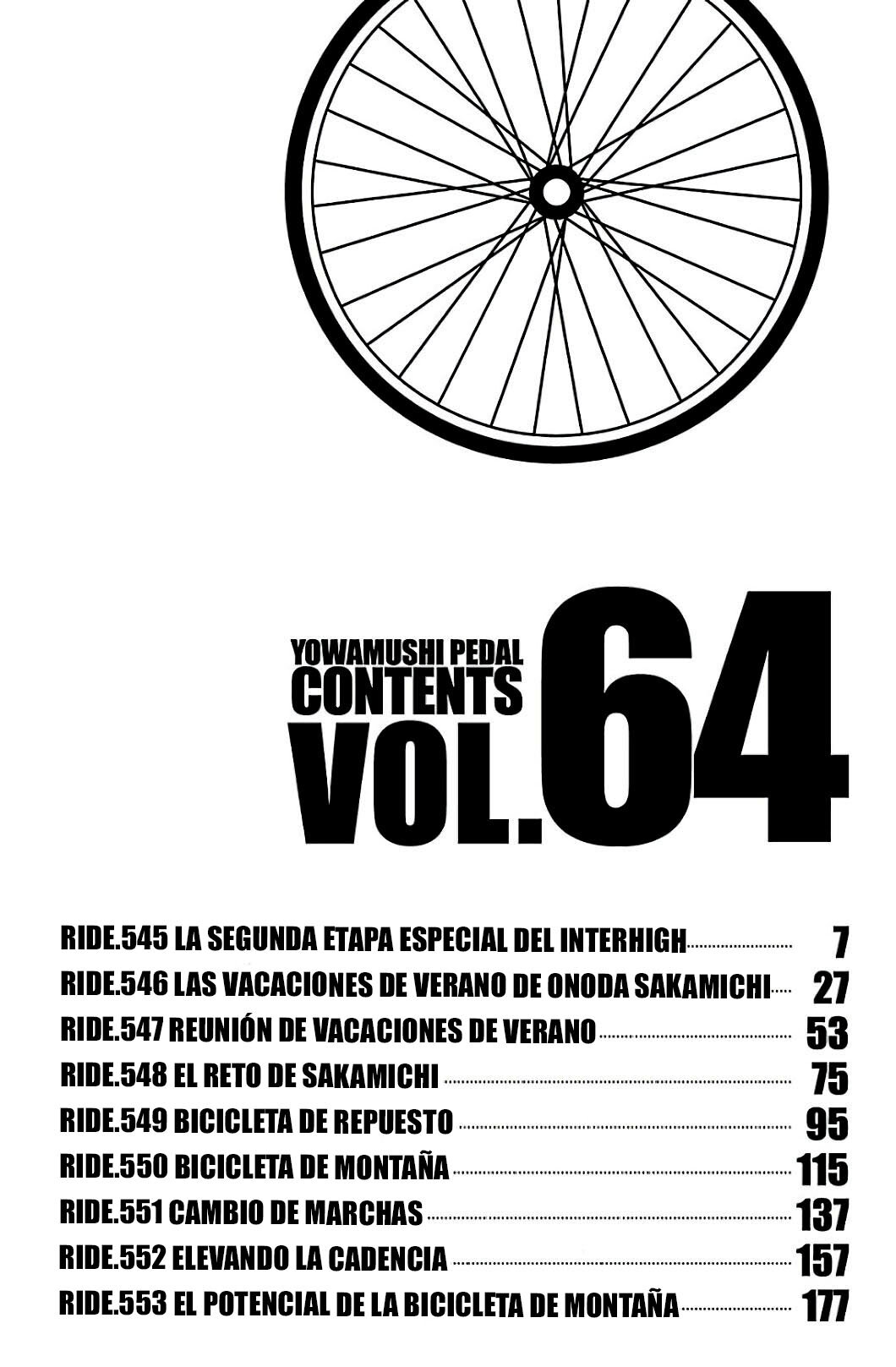 Yowamushi Pedal Capitulo 545: La segunda etapa especial del Interhigh página 7