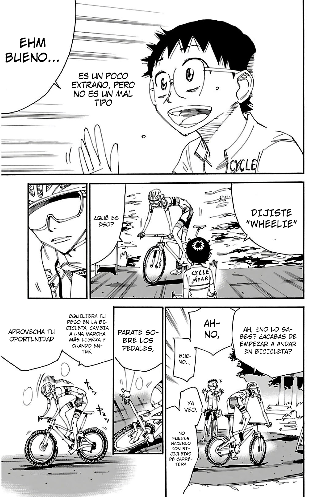 Yowamushi Pedal Capitulo 547: Reunión de vacaciones de verano página 14
