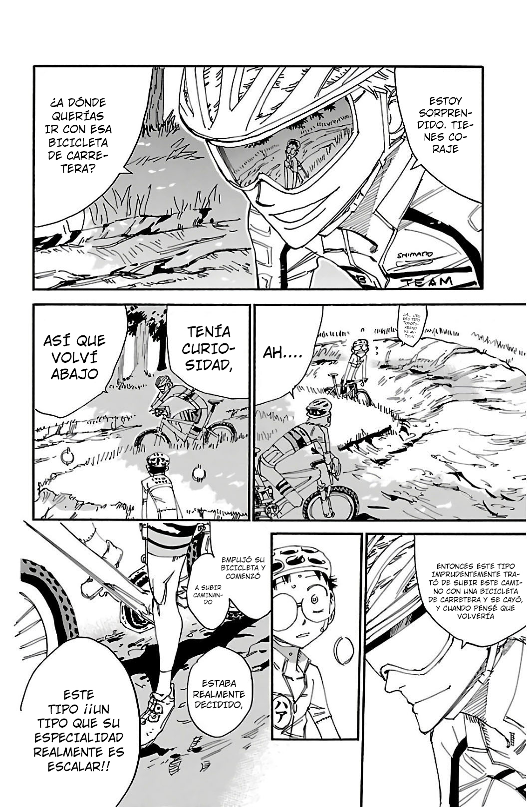 Yowamushi Pedal Capitulo 548: El reto de Sakamichi página 17