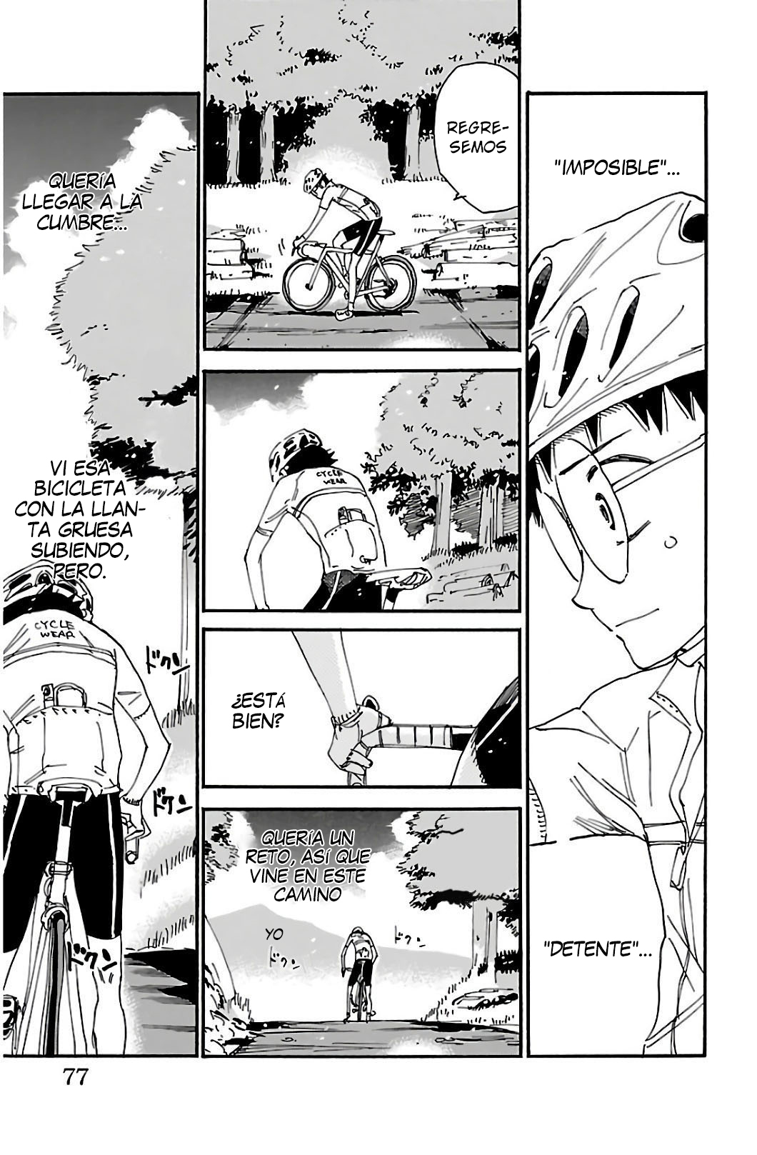 Yowamushi Pedal Capitulo 548: El reto de Sakamichi página 4