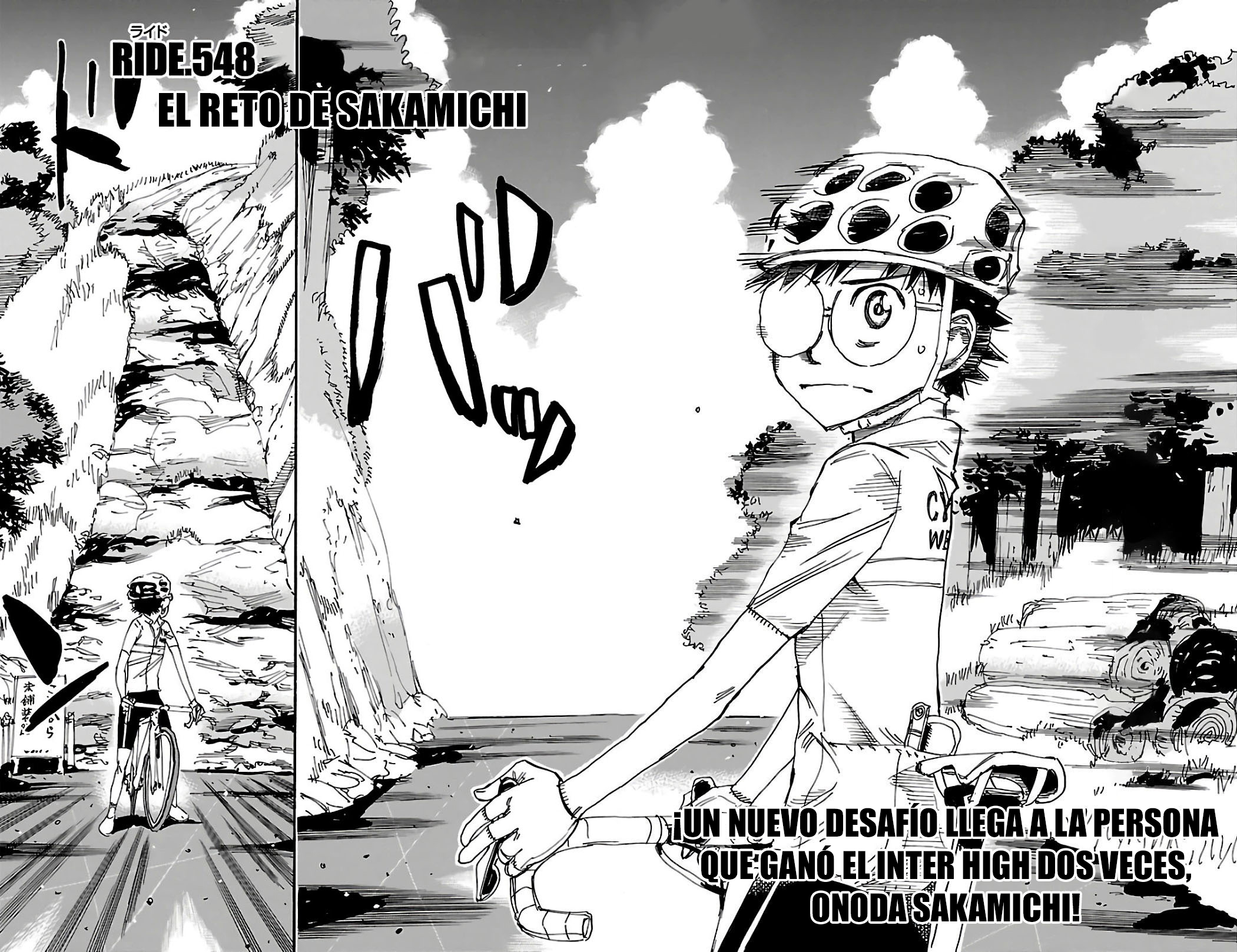Yowamushi Pedal Capitulo 548: El reto de Sakamichi página 6