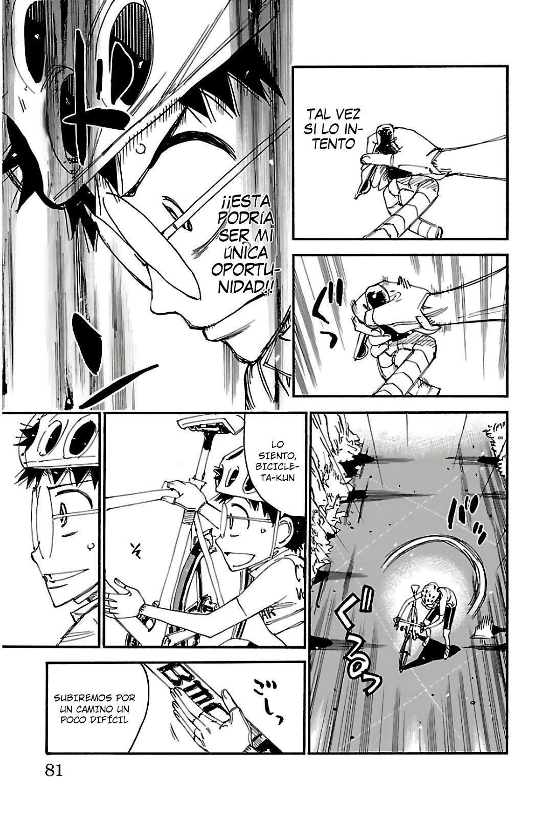 Yowamushi Pedal Capitulo 548: El reto de Sakamichi página 8