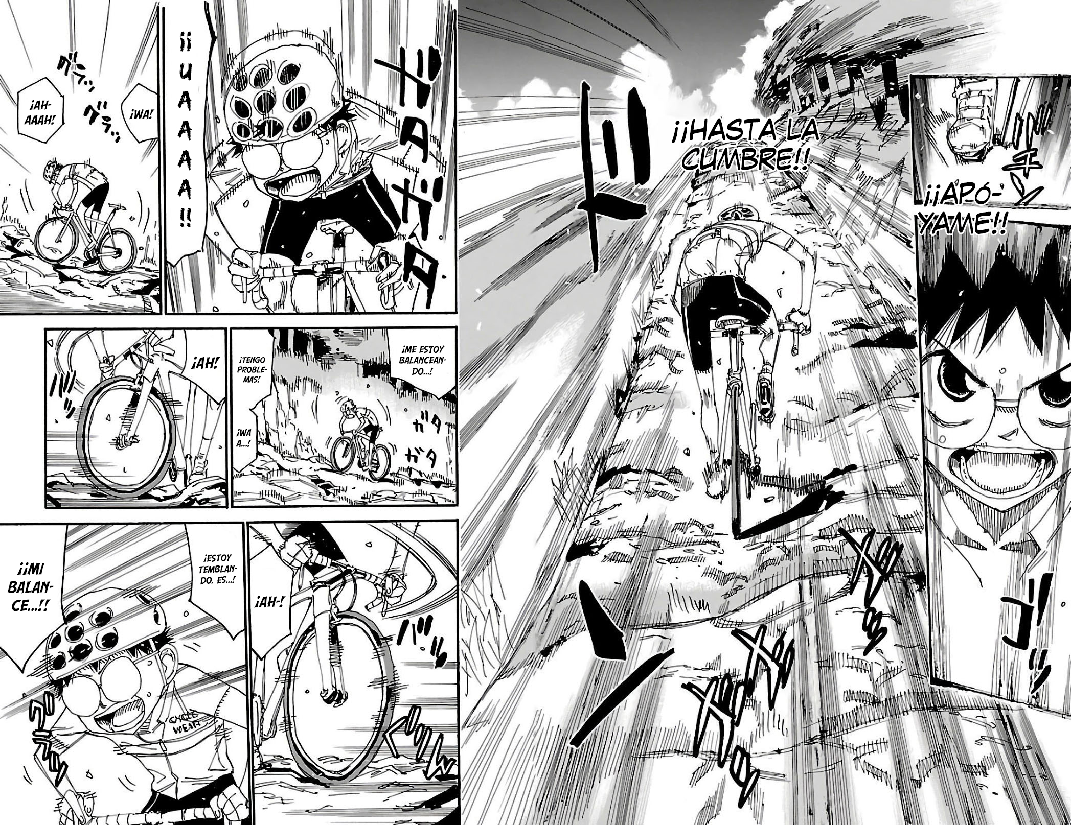Yowamushi Pedal Capitulo 548: El reto de Sakamichi página 9