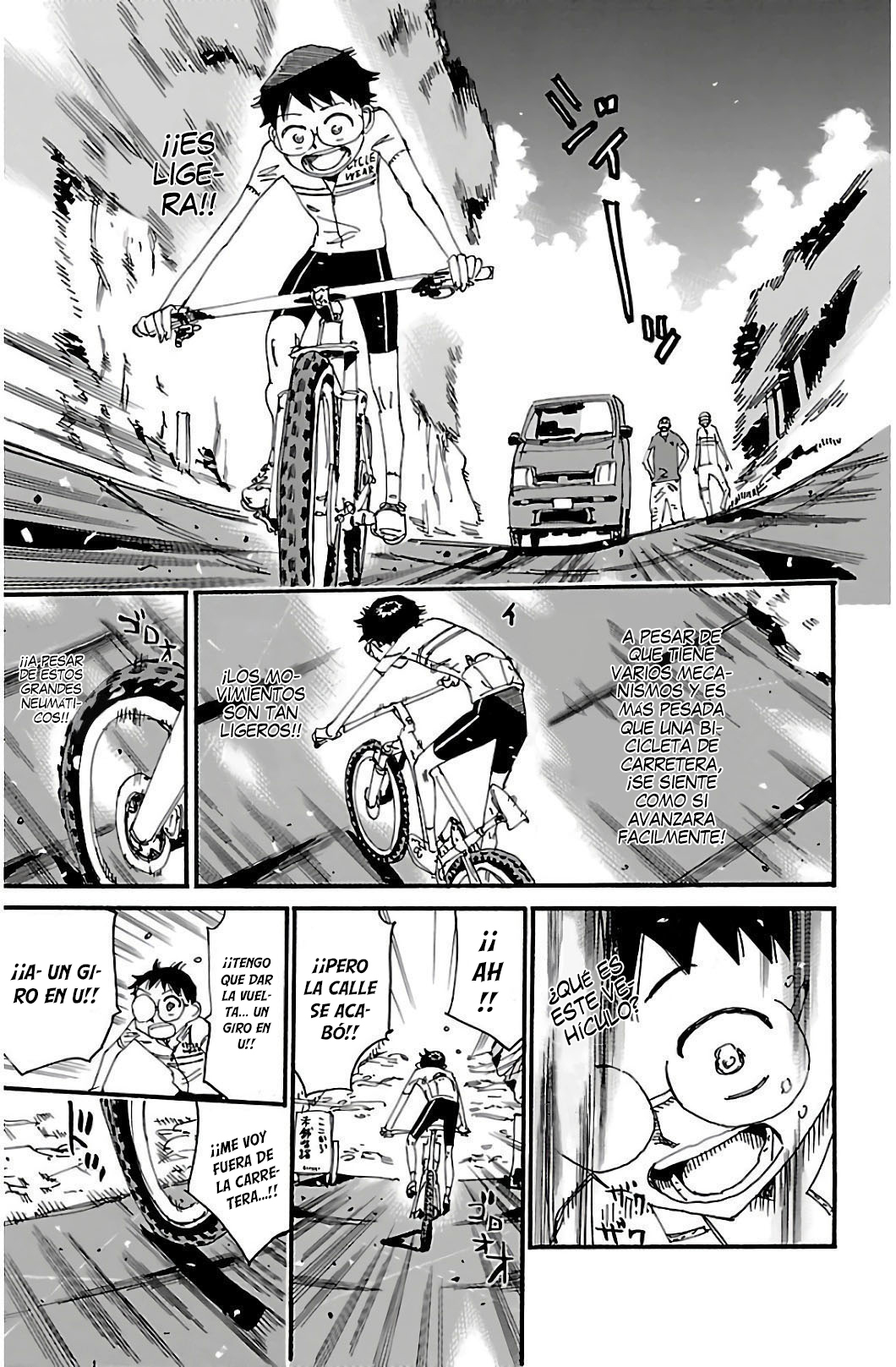Yowamushi Pedal Capitulo 549: Bicicleta de repuesto página 13