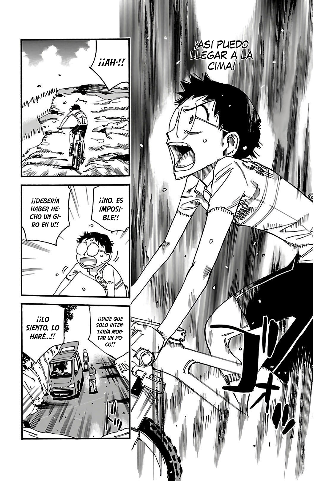 Yowamushi Pedal Capitulo 549: Bicicleta de repuesto página 17
