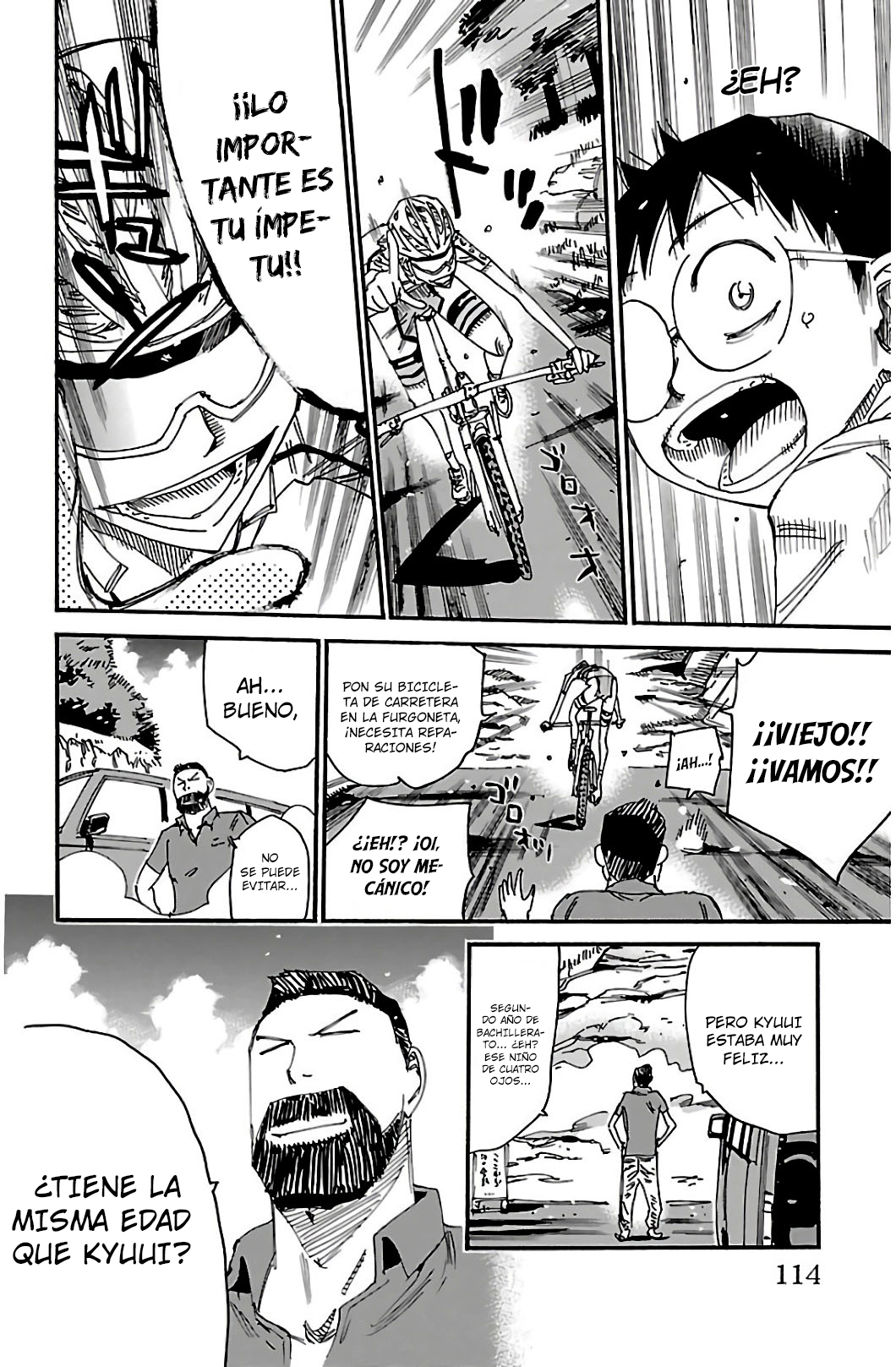 Yowamushi Pedal Capitulo 549: Bicicleta de repuesto página 19