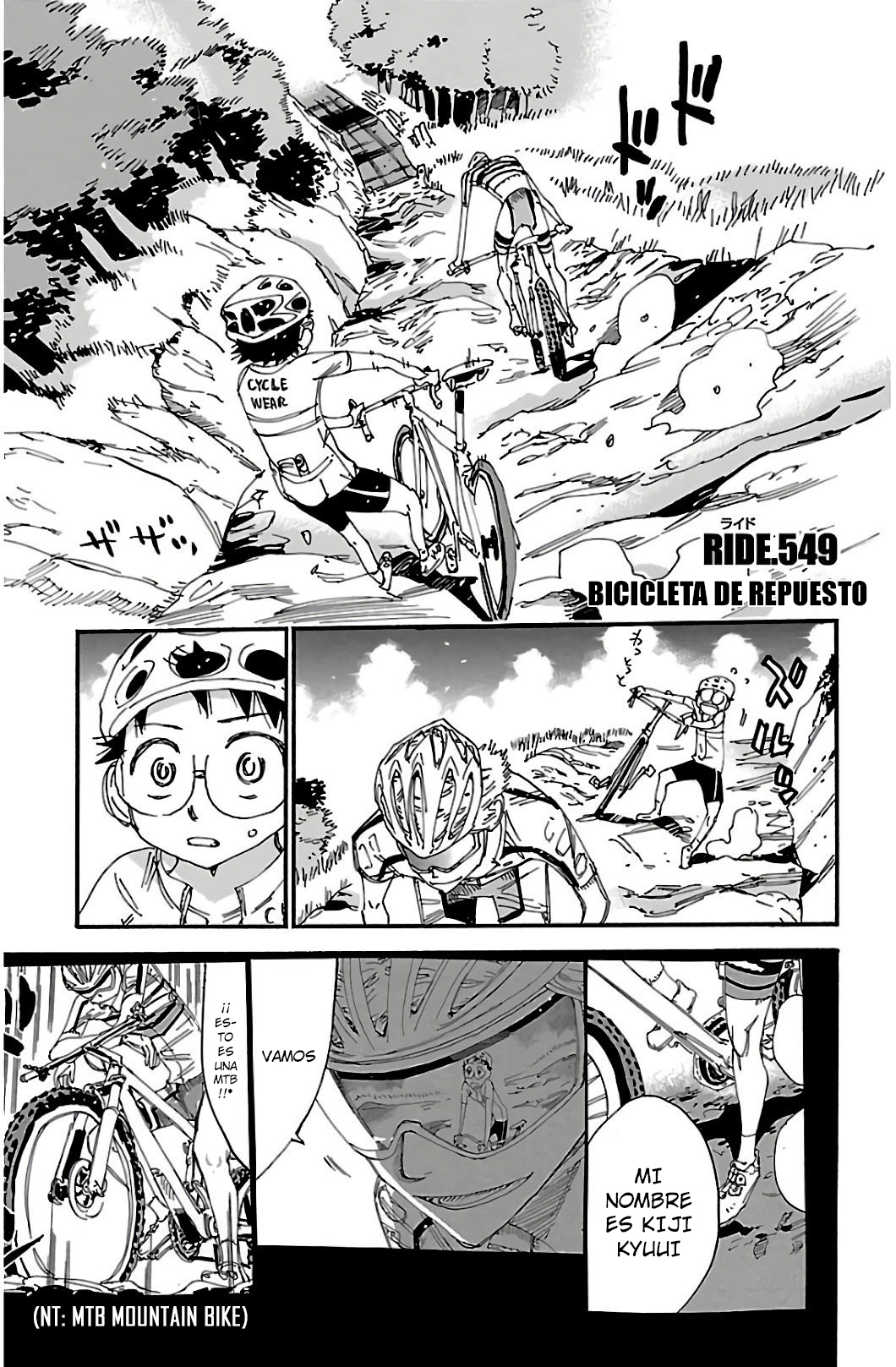 Yowamushi Pedal Capitulo 549: Bicicleta de repuesto página 2