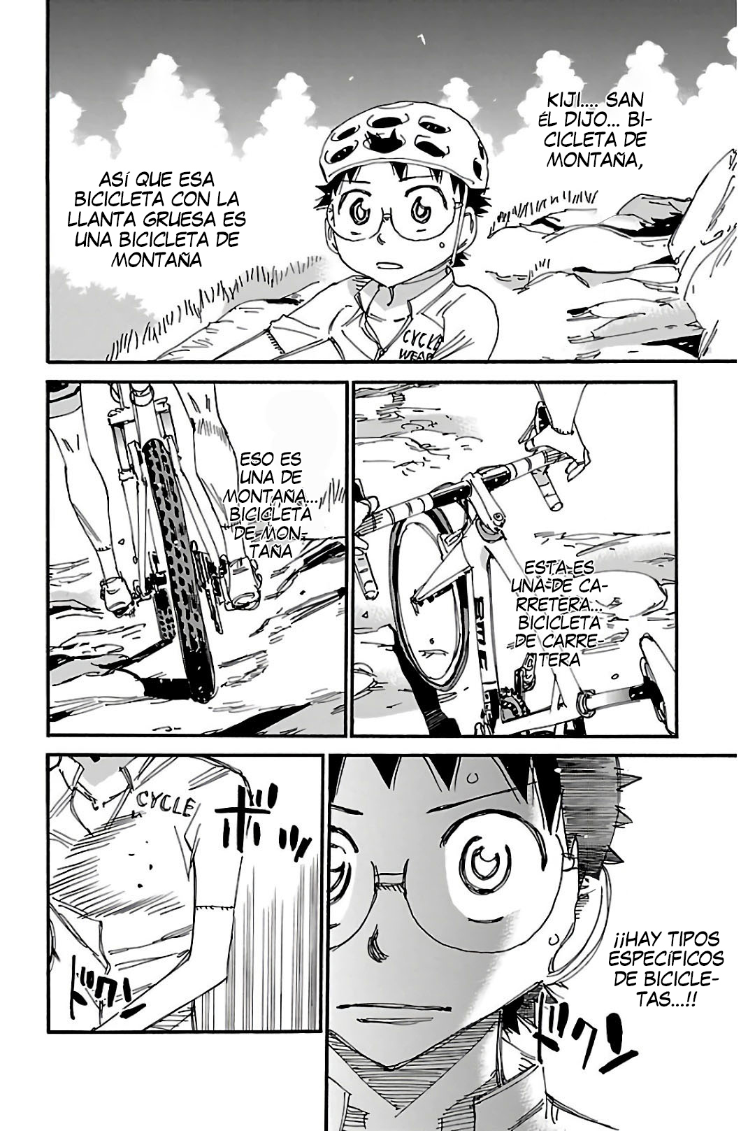 Yowamushi Pedal Capitulo 549: Bicicleta de repuesto página 3