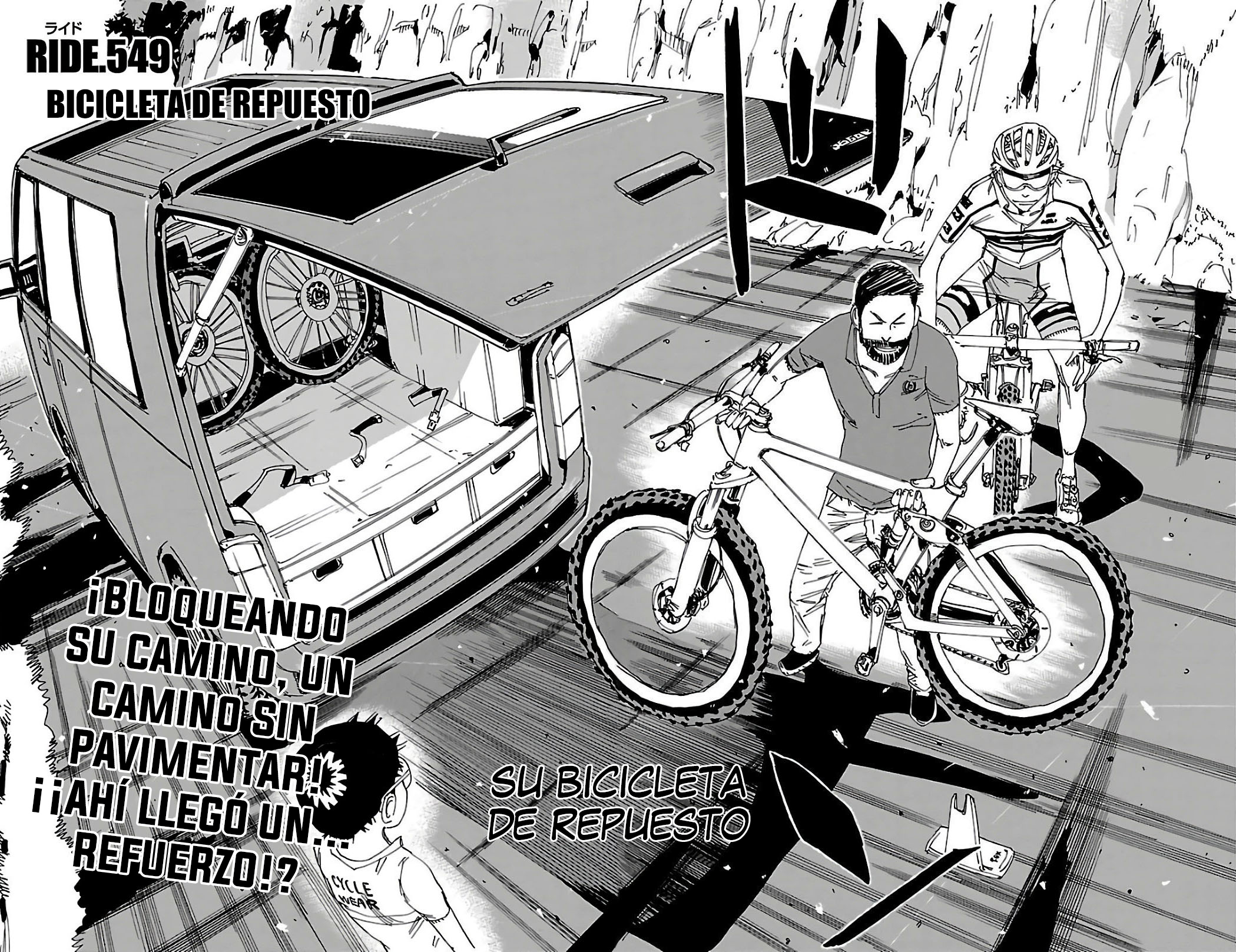 Yowamushi Pedal Capitulo 549: Bicicleta de repuesto página 5