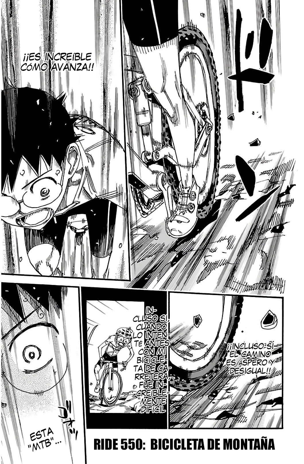 Yowamushi Pedal Capitulo 550: Bicicleta de Montaña página 5
