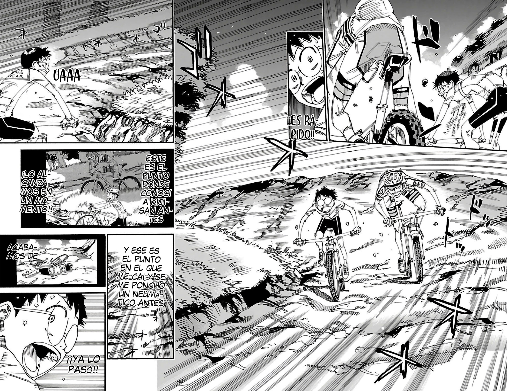 Yowamushi Pedal Capitulo 550: Bicicleta de Montaña página 8