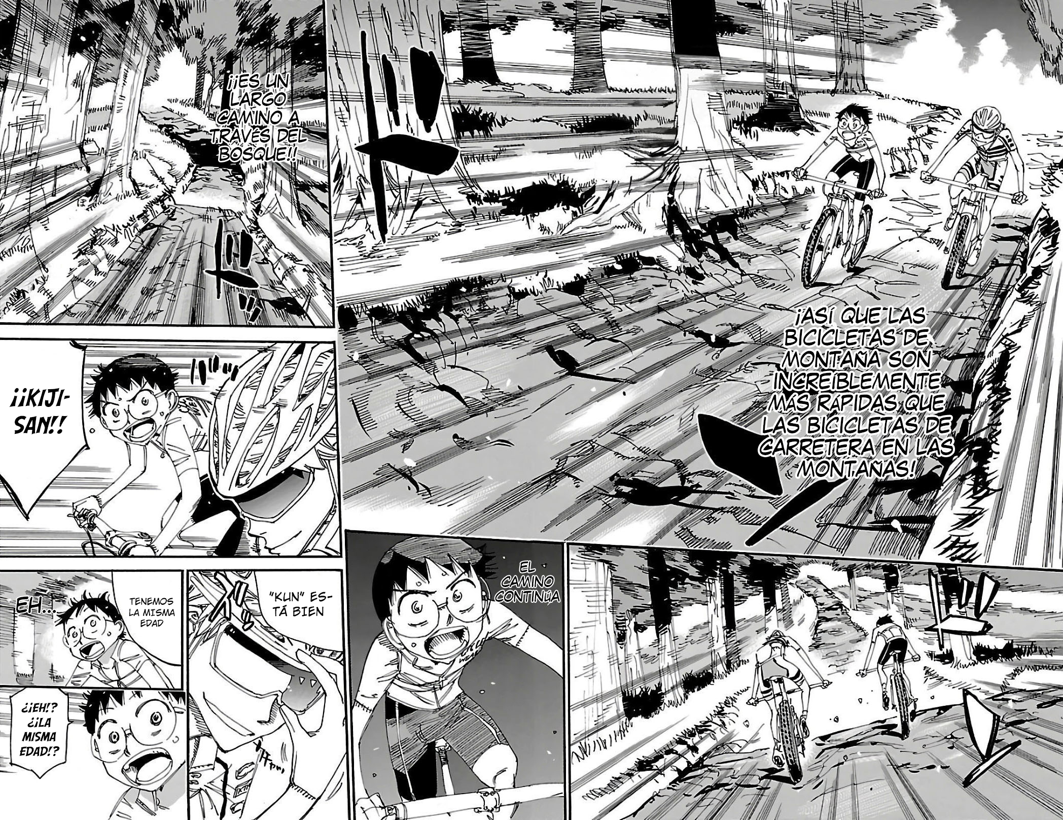 Yowamushi Pedal Capitulo 550: Bicicleta de Montaña página 9