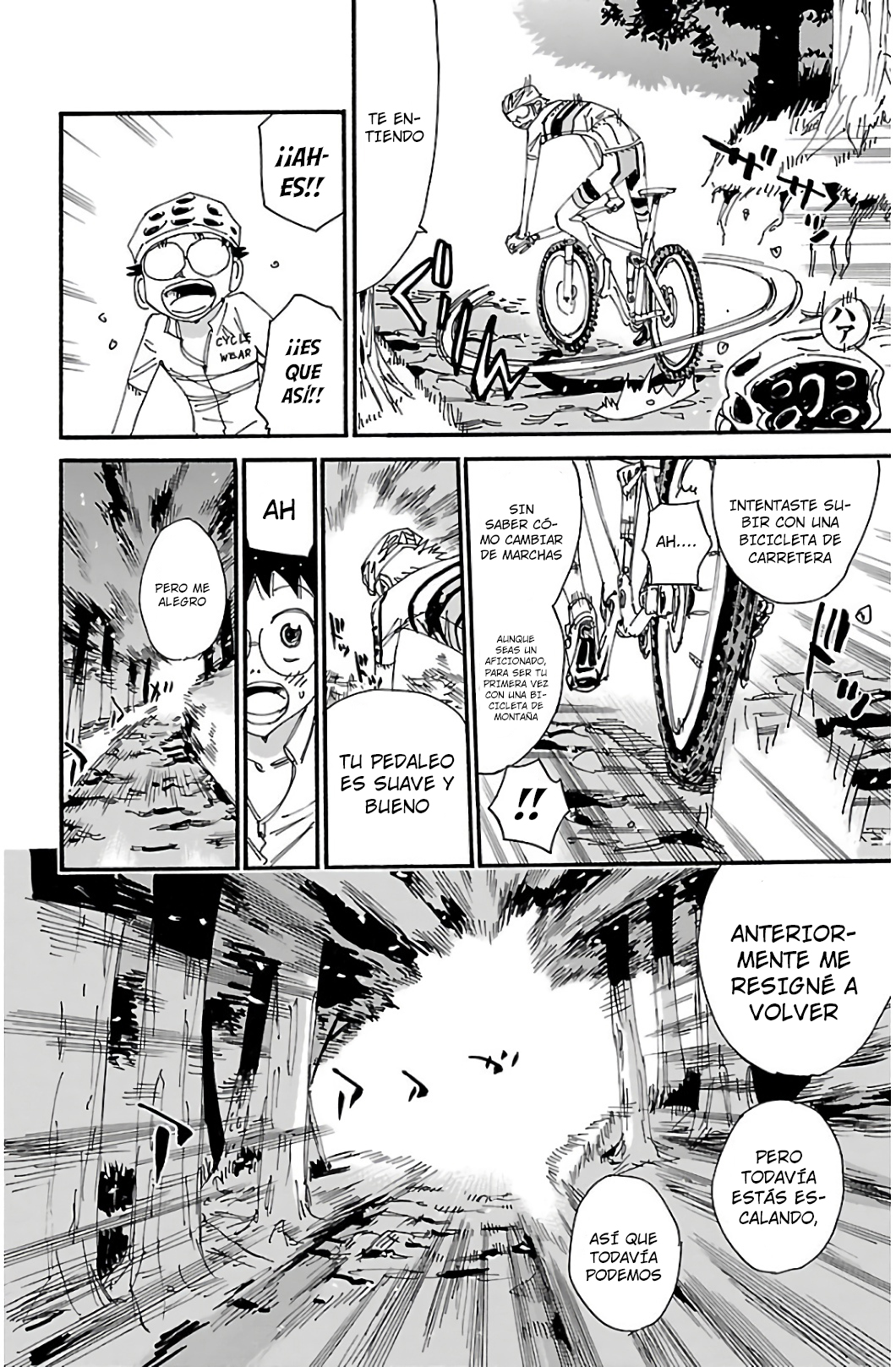 Yowamushi Pedal Capitulo 551: Cambio de marchas página 10