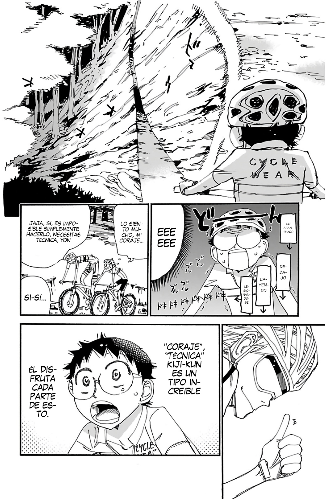 Yowamushi Pedal Capitulo 552: Elevando la cadencia página 17
