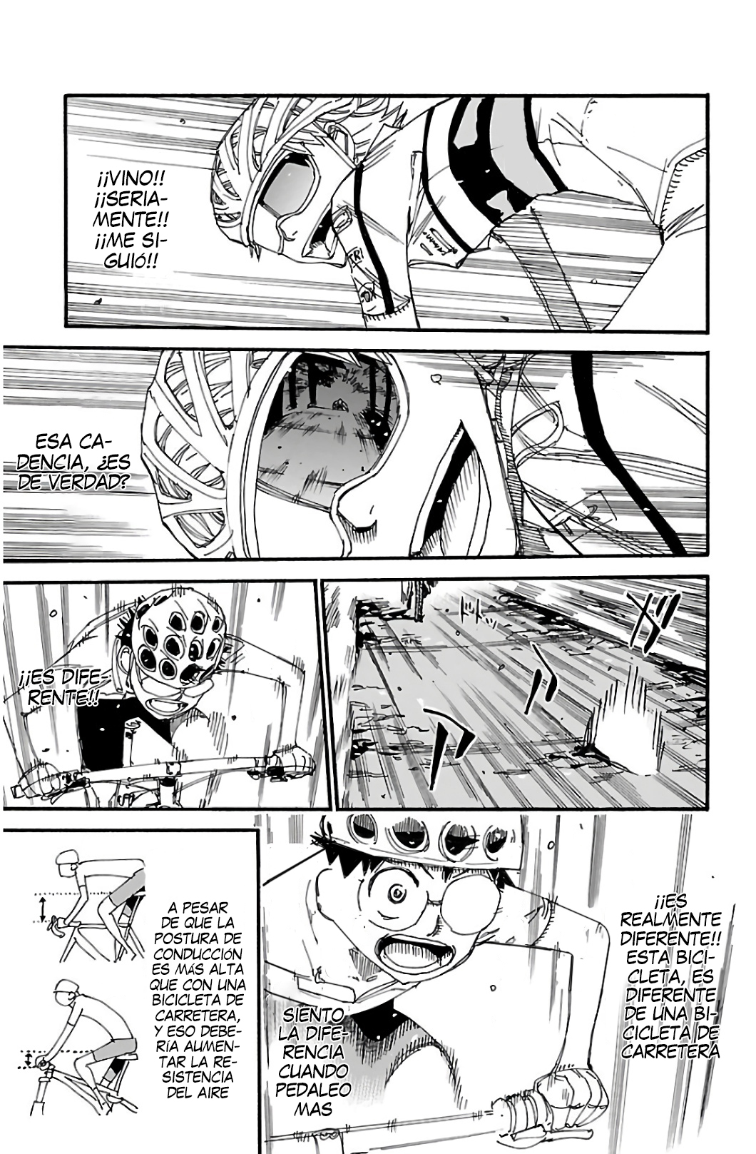 Yowamushi Pedal Capitulo 552: Elevando la cadencia página 6