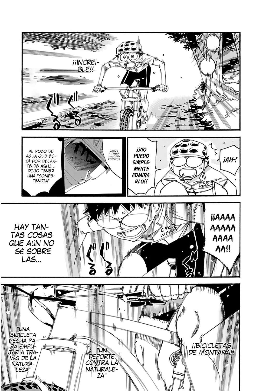 Yowamushi Pedal Capitulo 553: El potencial de la Bicicleta de Montaña página 10