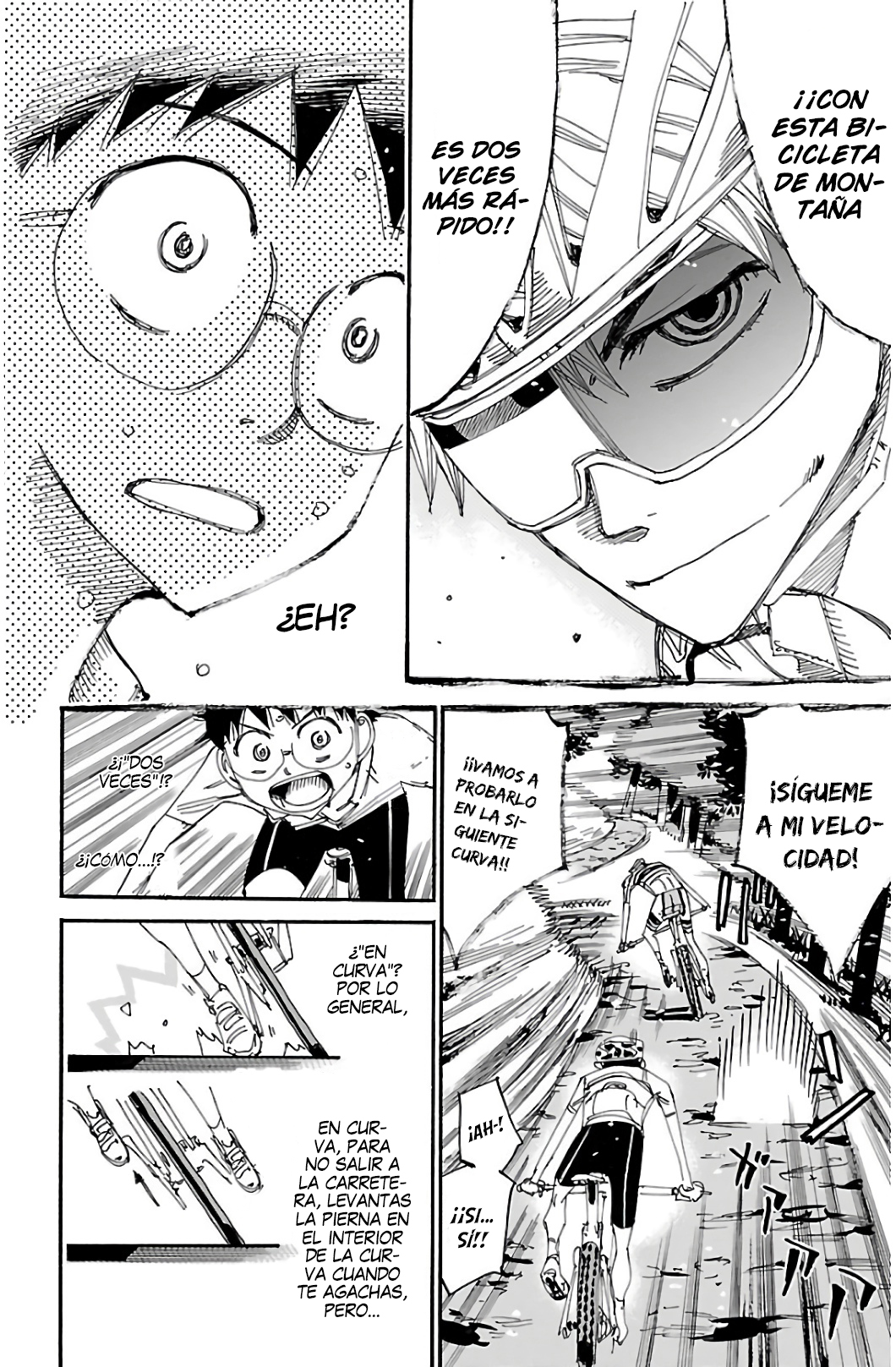 Yowamushi Pedal Capitulo 553: El potencial de la Bicicleta de Montaña página 14