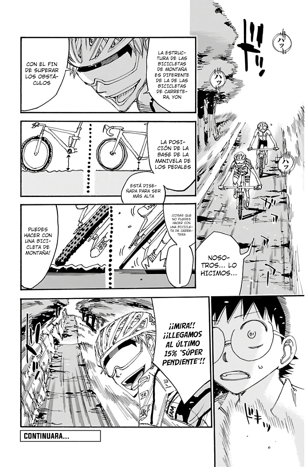 Yowamushi Pedal Capitulo 553: El potencial de la Bicicleta de Montaña página 17