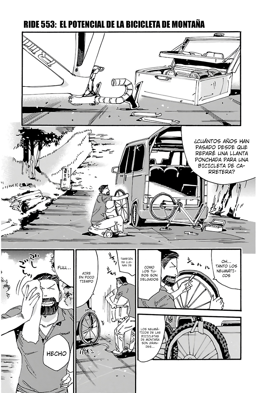 Yowamushi Pedal Capitulo 553: El potencial de la Bicicleta de Montaña página 2