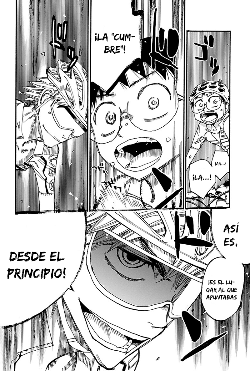 Yowamushi Pedal Capitulo 554: A la cima de la antigua carretera de Minegayama página 11