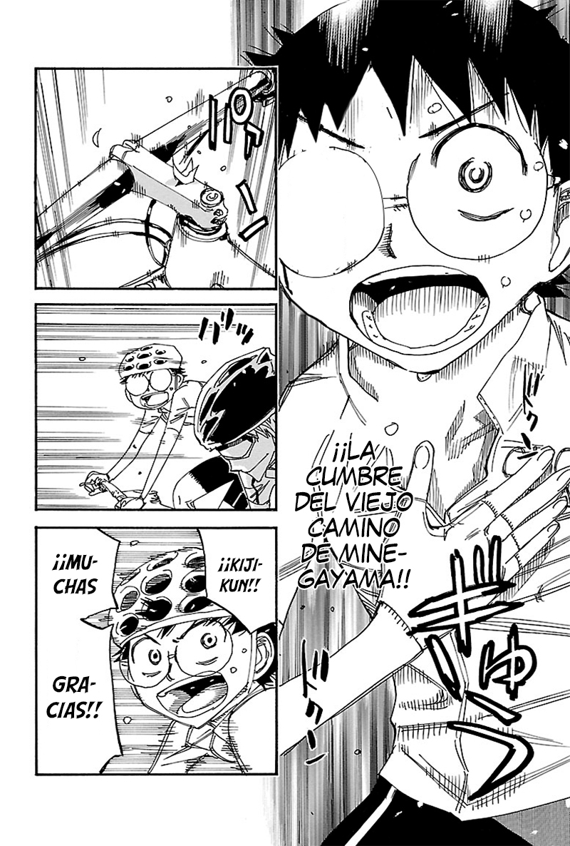 Yowamushi Pedal Capitulo 554: A la cima de la antigua carretera de Minegayama página 13