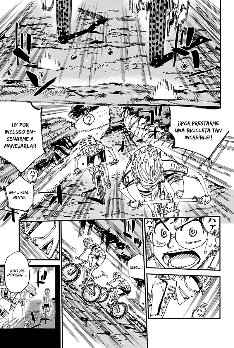 Yowamushi Pedal Capitulo 554: A la cima de la antigua carretera de Minegayama página 14