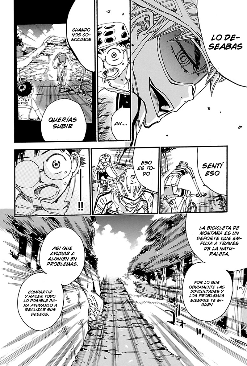 Yowamushi Pedal Capitulo 554: A la cima de la antigua carretera de Minegayama página 15