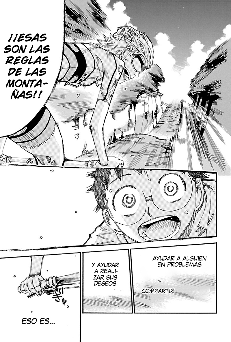 Yowamushi Pedal Capitulo 554: A la cima de la antigua carretera de Minegayama página 16