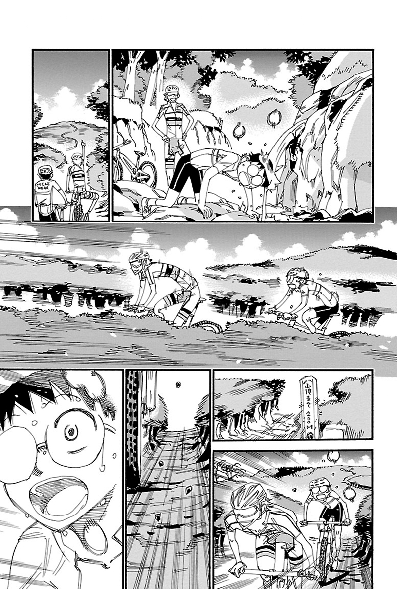 Yowamushi Pedal Capitulo 554: A la cima de la antigua carretera de Minegayama página 19