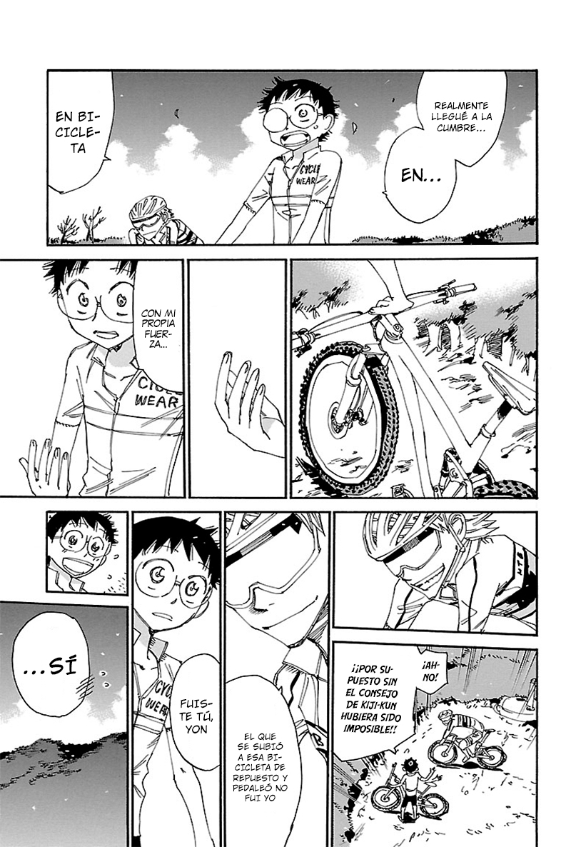 Yowamushi Pedal Capitulo 554: A la cima de la antigua carretera de Minegayama página 22