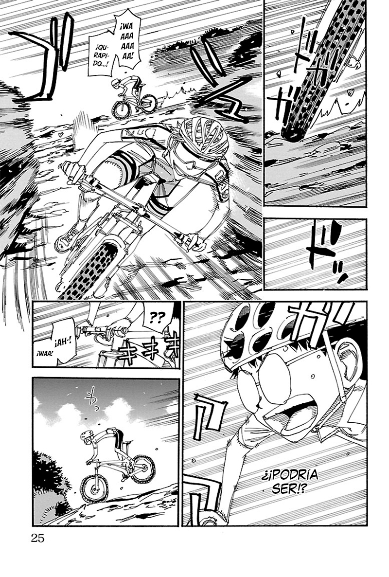 Yowamushi Pedal Capitulo 554: A la cima de la antigua carretera de Minegayama página 24