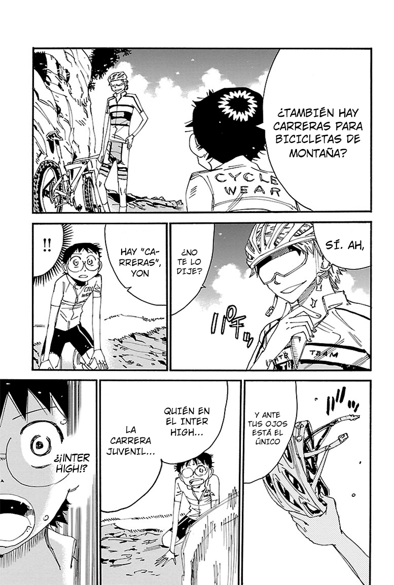 Yowamushi Pedal Capitulo 554: A la cima de la antigua carretera de Minegayama página 26