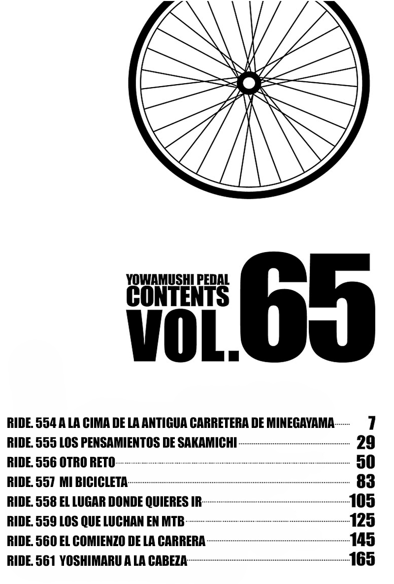 Yowamushi Pedal Capitulo 554: A la cima de la antigua carretera de Minegayama página 8