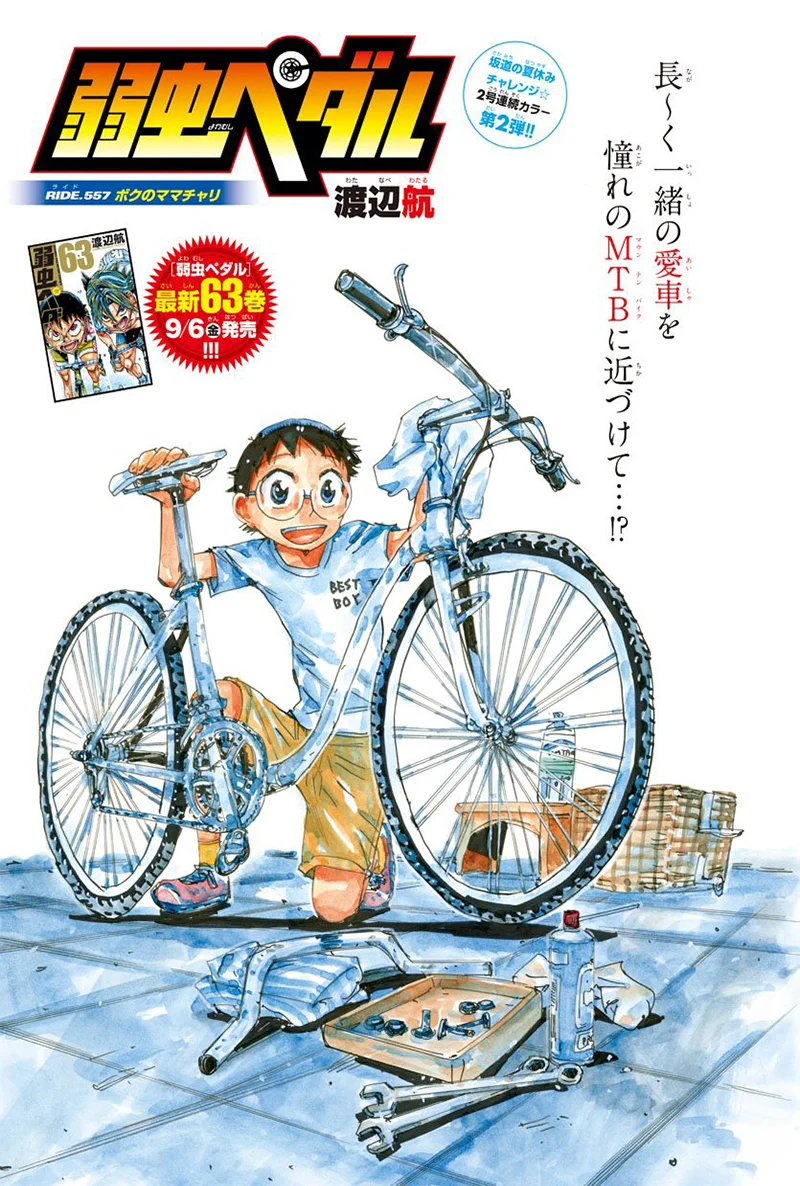 Yowamushi Pedal Capitulo 557: Mi bicicleta de ciudad página 2