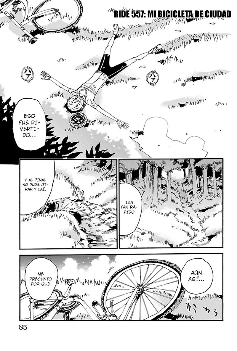 Yowamushi Pedal Capitulo 557: Mi bicicleta de ciudad página 5