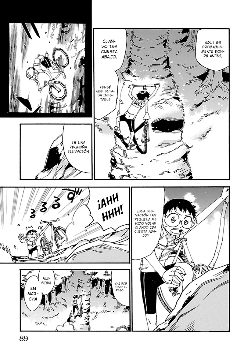 Yowamushi Pedal Capitulo 557: Mi bicicleta de ciudad página 8