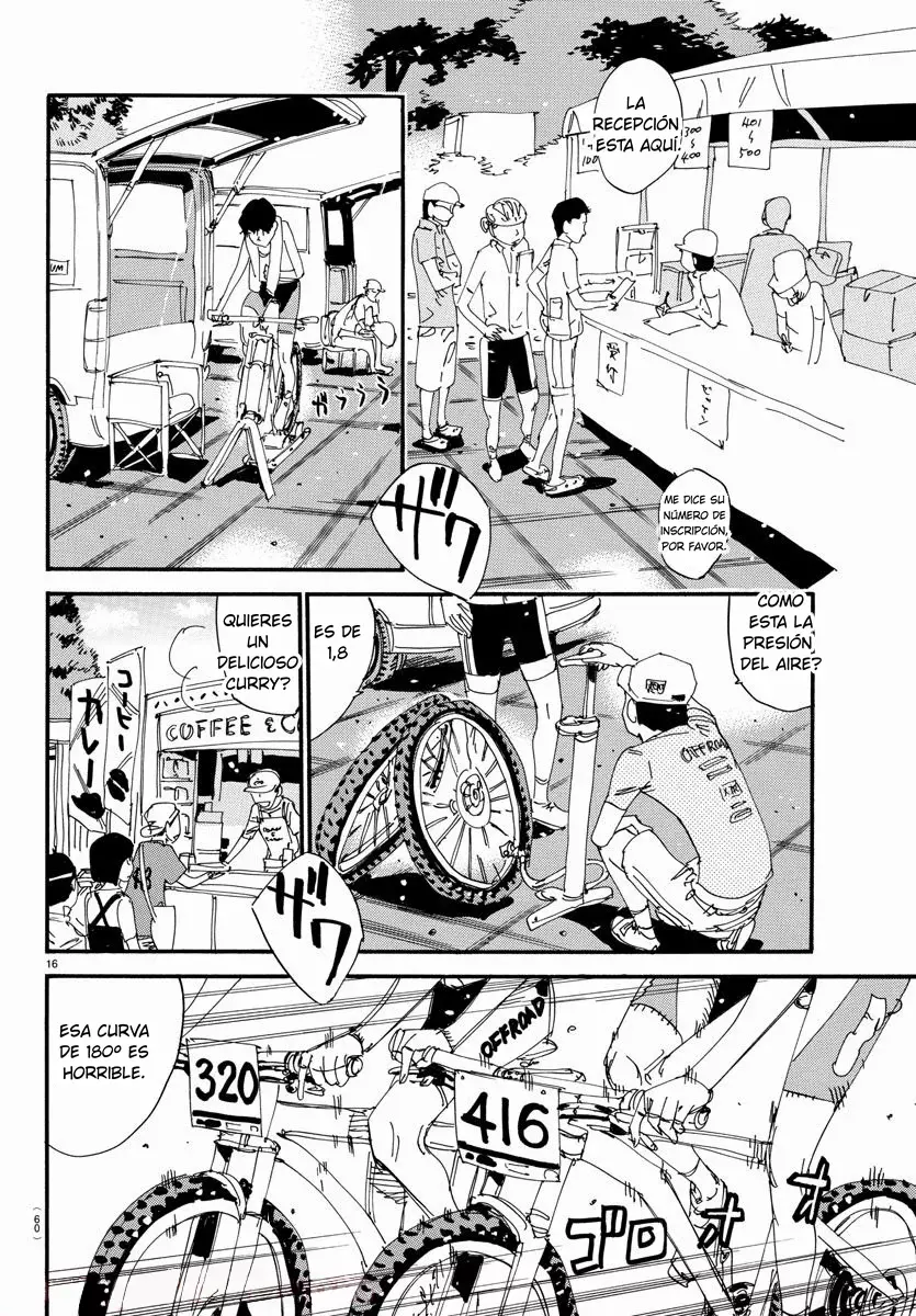 Yowamushi Pedal Capitulo 558: Un lugar donde quieres ir página 16