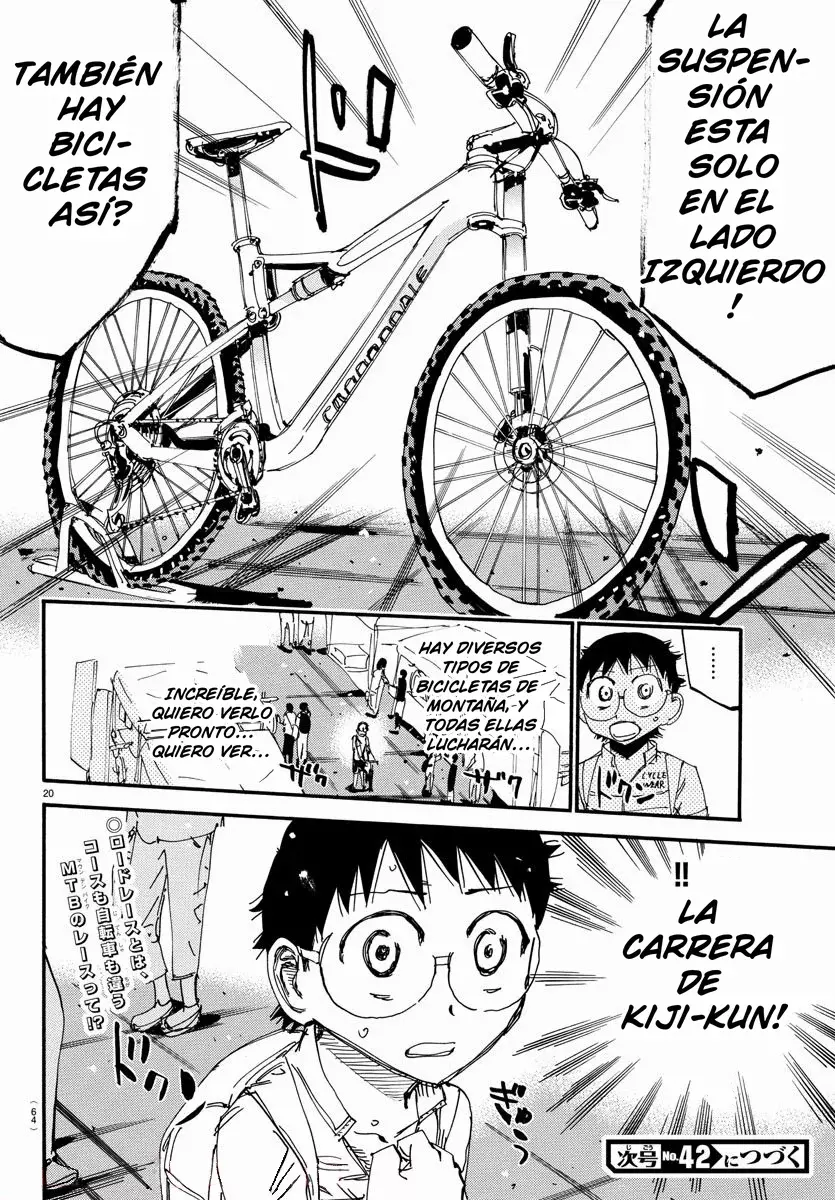 Yowamushi Pedal Capitulo 558: Un lugar donde quieres ir página 20