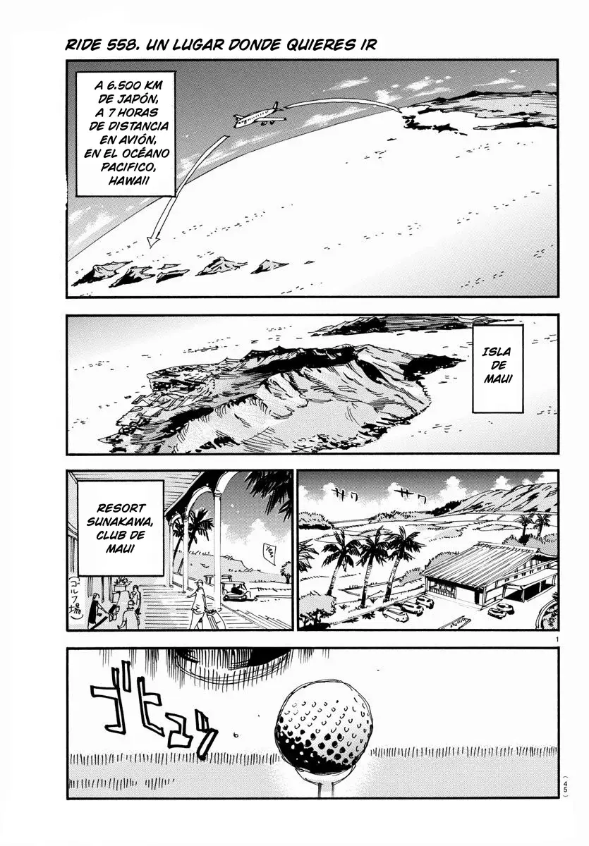 Yowamushi Pedal Capitulo 558: Un lugar donde quieres ir página 3
