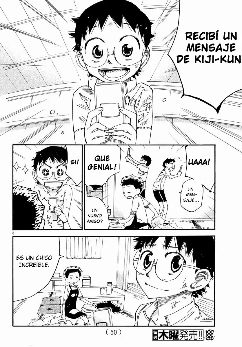 Yowamushi Pedal Capitulo 558: Un lugar donde quieres ir página 7