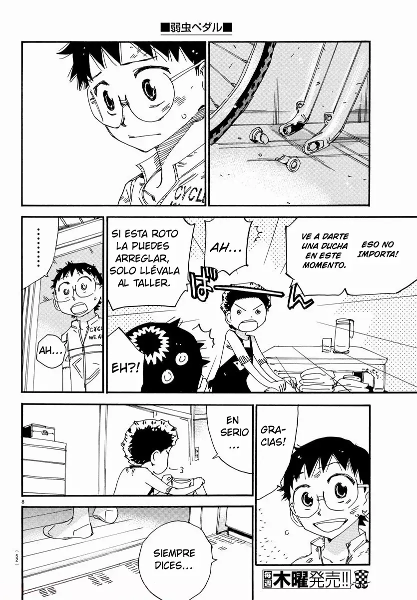 Yowamushi Pedal Capitulo 558: Un lugar donde quieres ir página 9