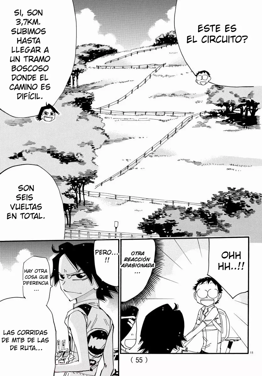 Yowamushi Pedal Capitulo 559: El que lucha con una MTB página 11