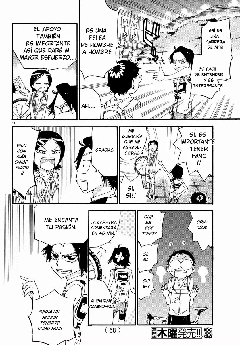 Yowamushi Pedal Capitulo 559: El que lucha con una MTB página 13