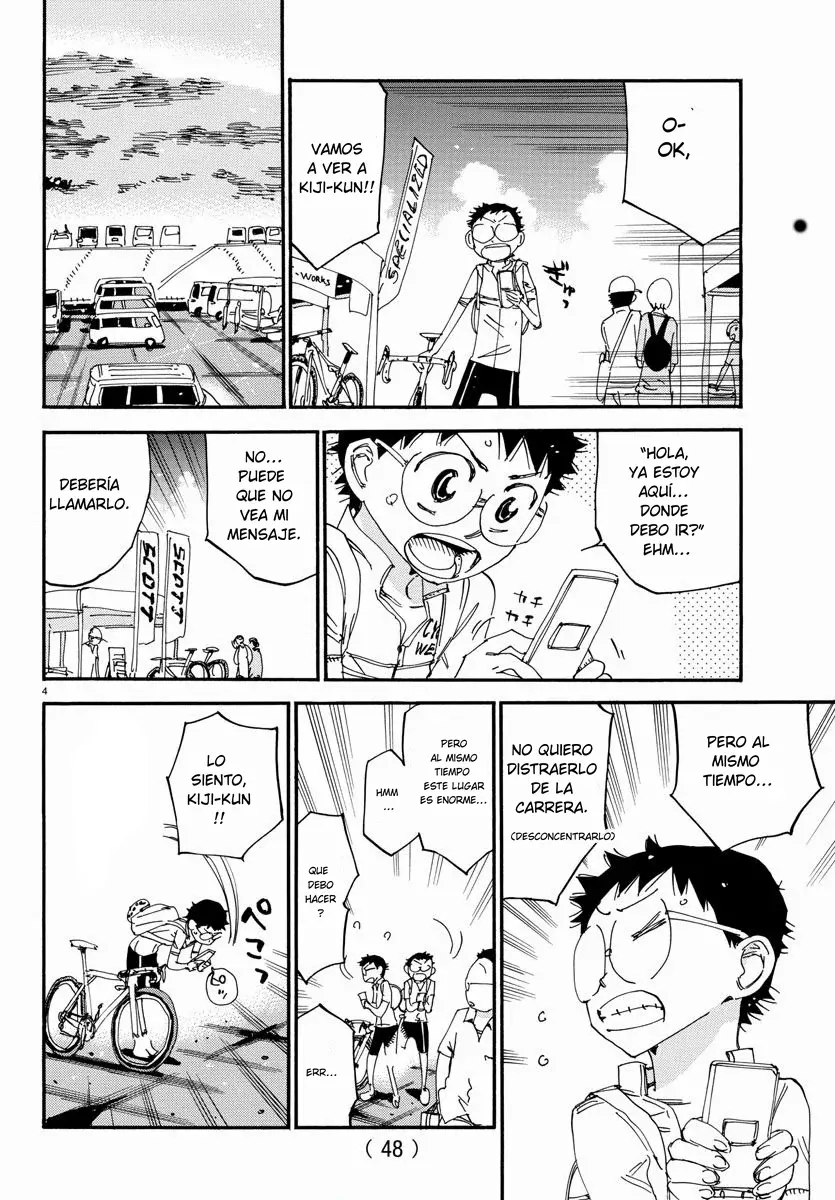 Yowamushi Pedal Capitulo 559: El que lucha con una MTB página 4