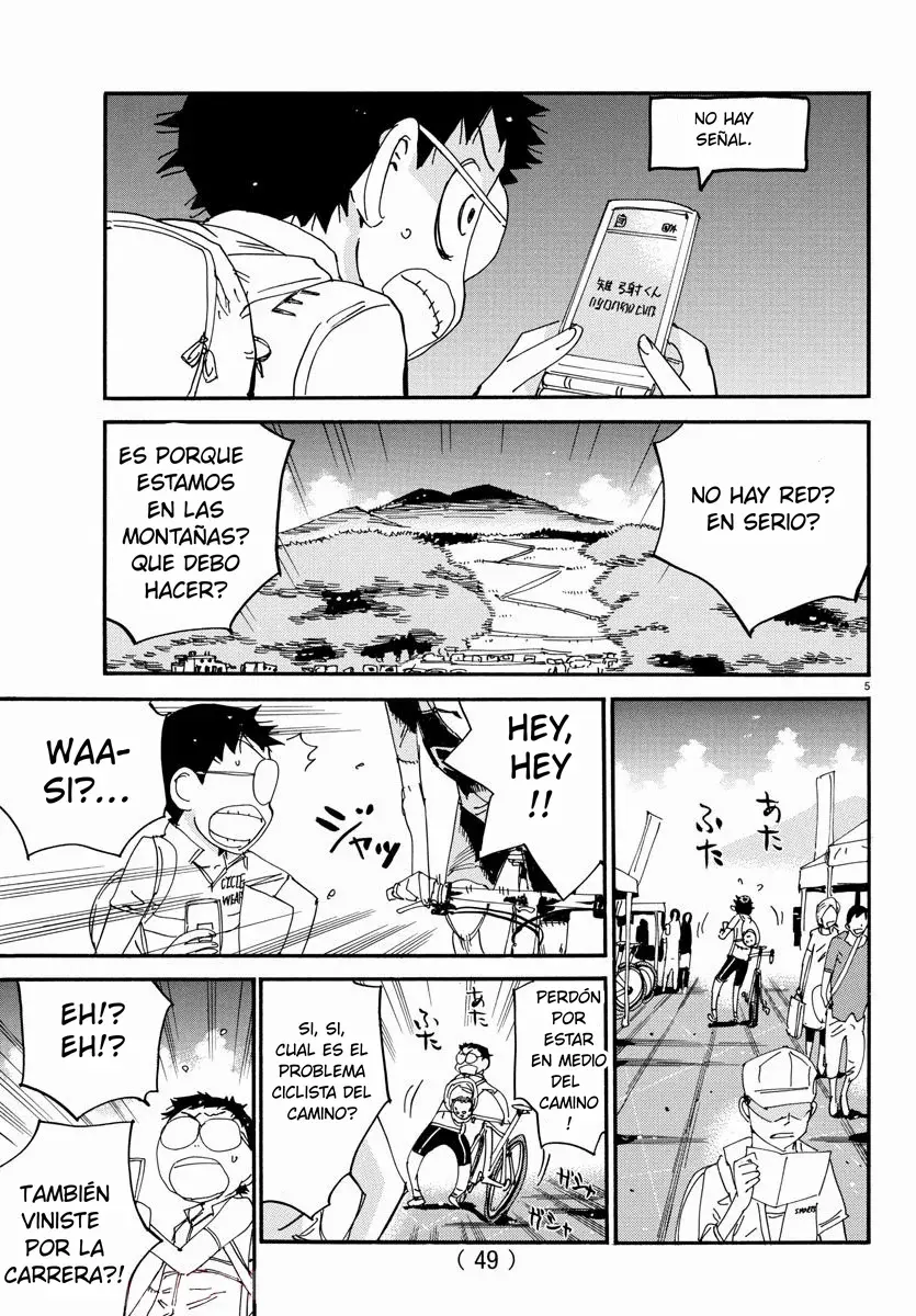 Yowamushi Pedal Capitulo 559: El que lucha con una MTB página 5