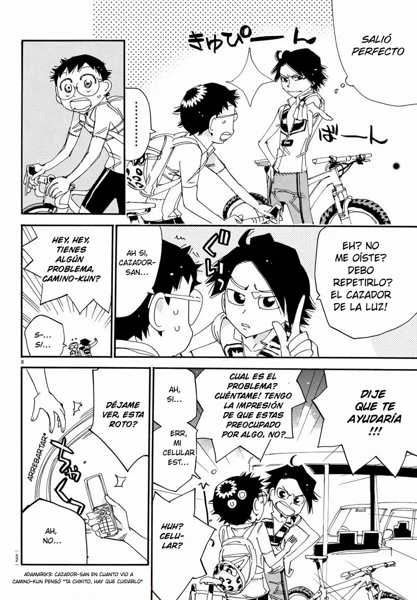 Yowamushi Pedal Capitulo 559: El que lucha con una MTB página 8