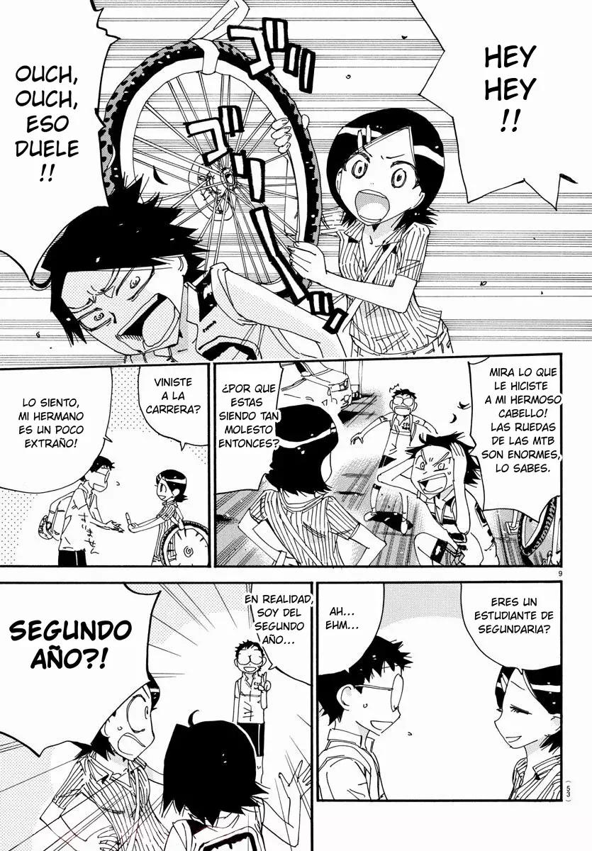 Yowamushi Pedal Capitulo 559: El que lucha con una MTB página 9