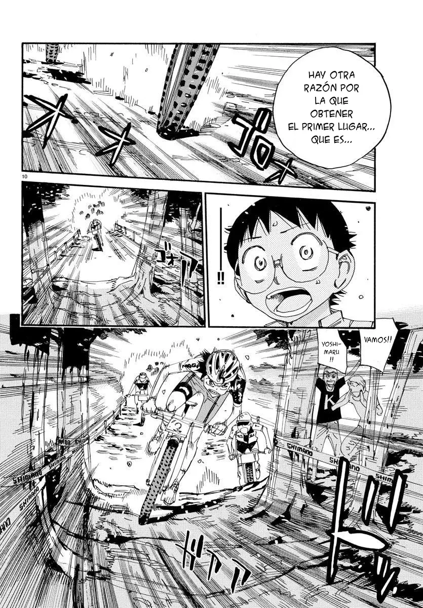 Yowamushi Pedal Capitulo 560: Comienza la carrera de MTB página 10