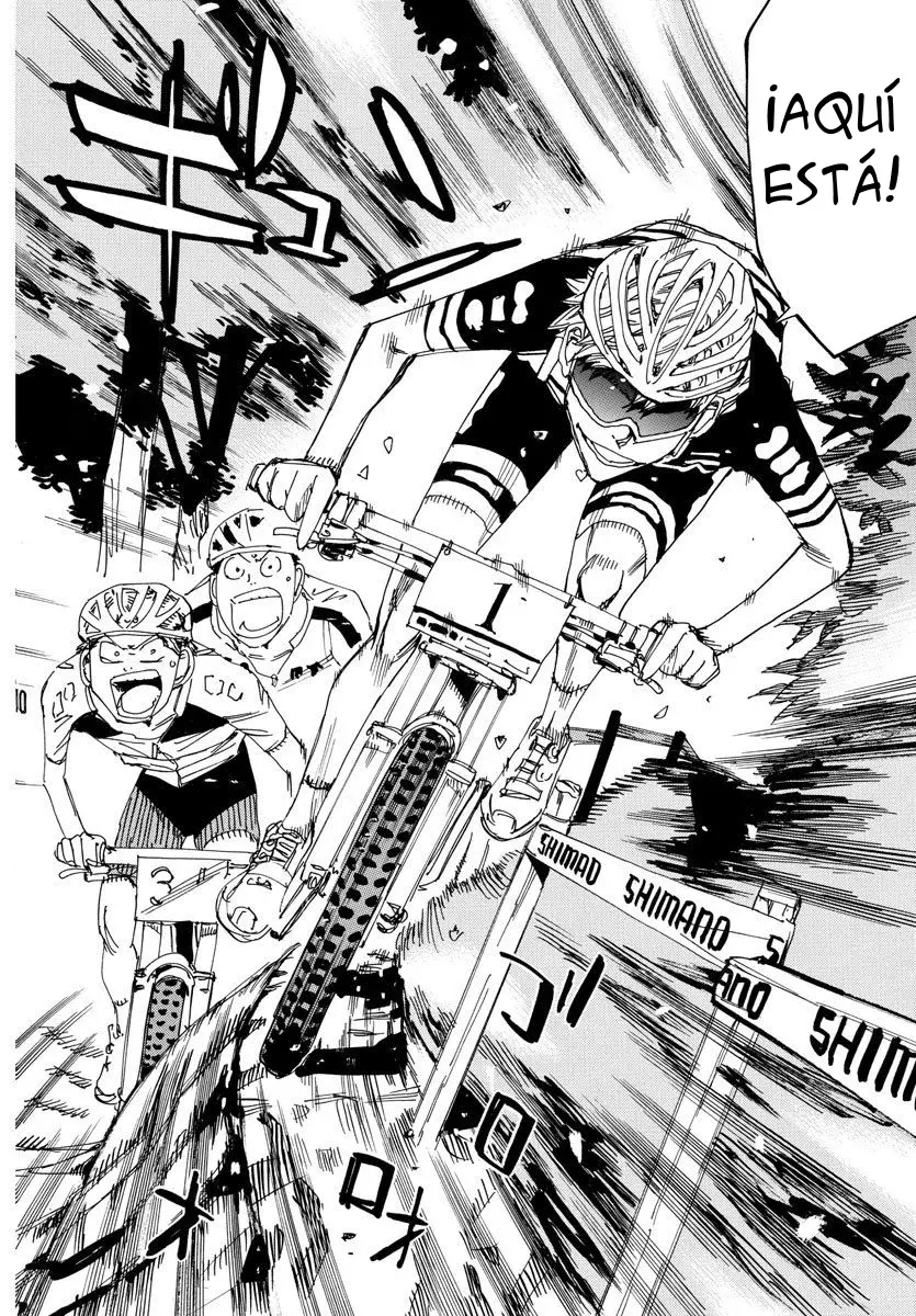 Yowamushi Pedal Capitulo 560: Comienza la carrera de MTB página 18